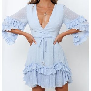 HELLO MOLLY BABY BLUE SUNDRESS NEW WITH TAGS!